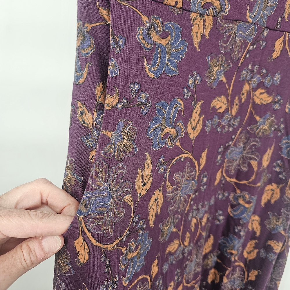 Peruvian Connection Plum Maxi Dress NWT - Picture 13 of 15